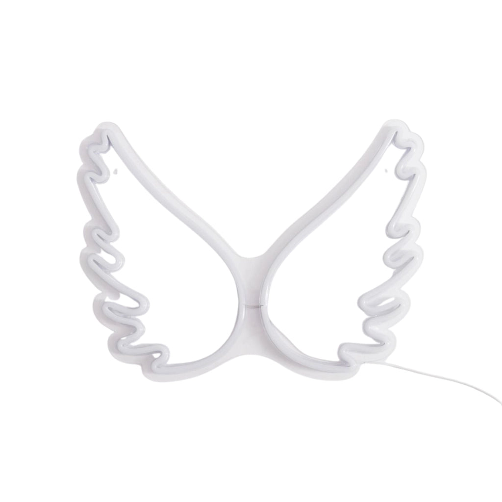 Applique neon ali blu LED 5W con interruttore USB Zuma Line