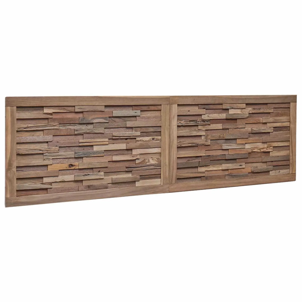 Testiera Naturale Legno di teak solido