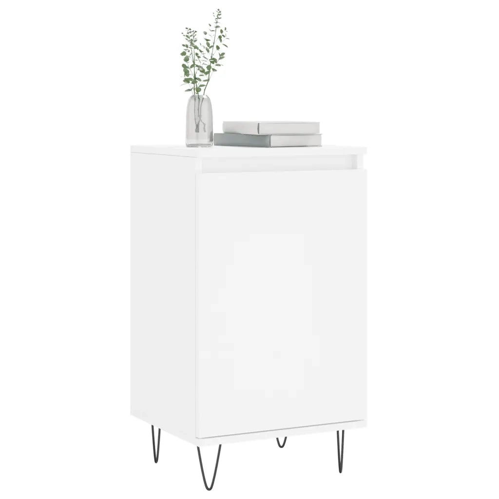 Credenze 2 pz Bianche 40x35x70 cm in Legno Multistrato 831053
