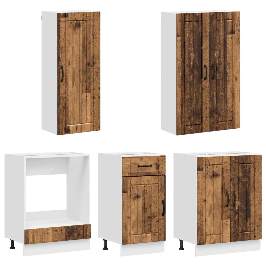 Unità Cucina LUCCA 5 pcs Legno antico Legno ingegnerizzato 3438273