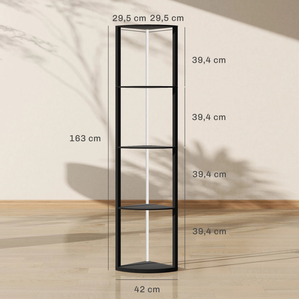 Lampada da terra con scaffale, RGB, telecomando ¨C Zephmum ¨C 5 livelli dimmerabile