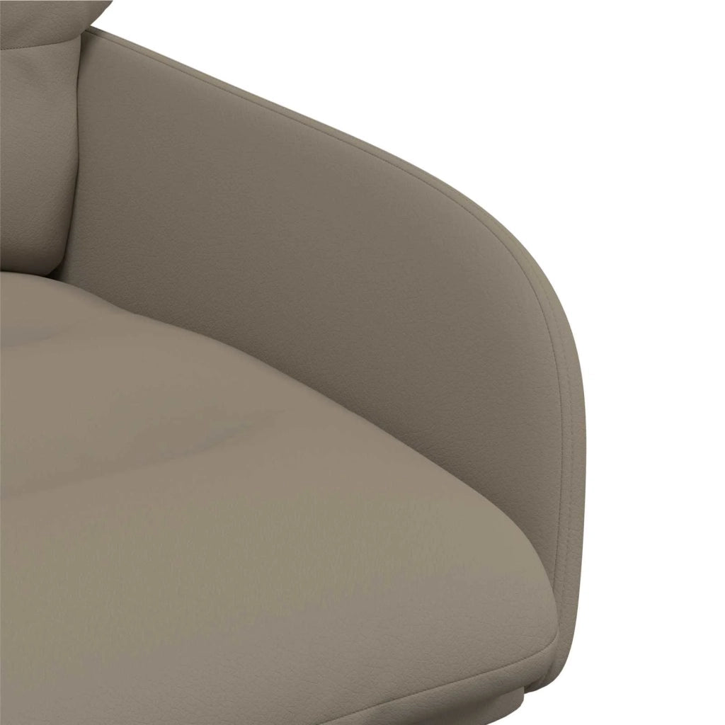 Sedie da pranzo girevoli 4 pcs Similpelle Cappuccino 3428262