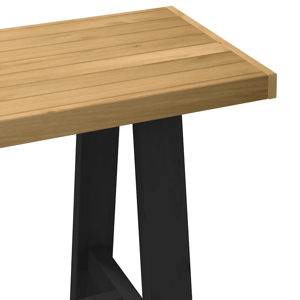 Scrivania NOAIN Gambe a Forma di A 120x50x75 cm Legno Massello 4100039