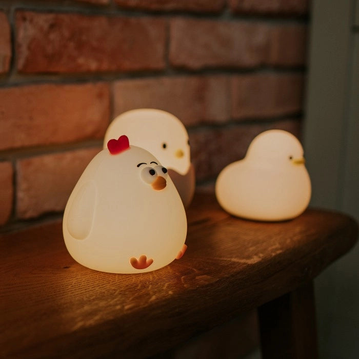 Lampada notte bimbi wireless gallina bianca LED 2,5W Mary's
