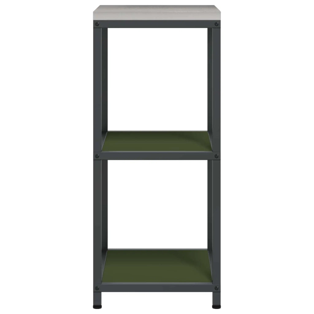 Stoccaggio in cucina Verde oliva 40 x 50 x 92 cm Acciaio 874971