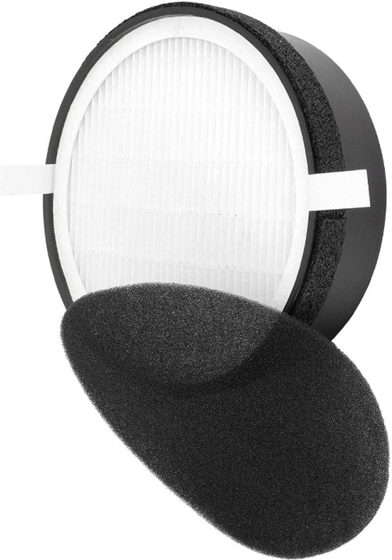 Pulitore dell'aria filtro - Adatto per i filtri Levoit LV-H132 LV-H132-RF - filtro a carbone attivo - 1 filtro + 1 guaina di filtro