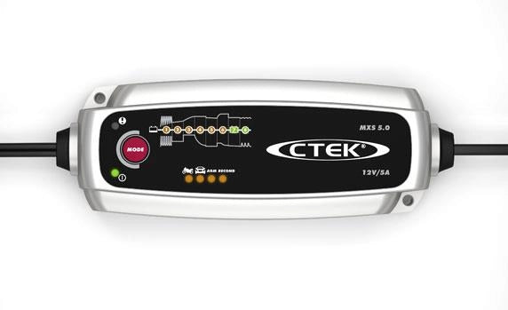 MXS5.0 caricabatterie Ctek 12V 5.0A per batterie a 12 V da 1,2 a 110 Ah