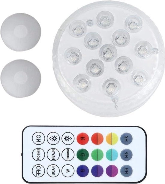 Illuminazione per Piscine a LED Connettore IP68 a Controllo Remoto Acqua Resistente - Luce per Bagni con Bolla Luce Sottomarina - Prezzo più Basso!