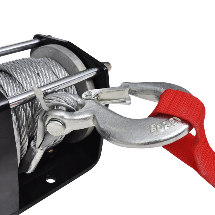 Verricello elettrico 12V 1360kg attrezzi officina garage 3402141