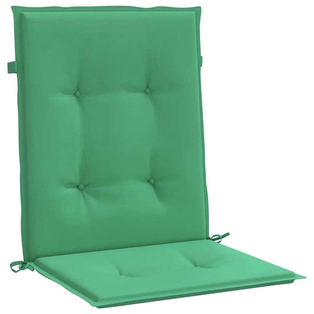 Cuscini per Sedia 2 pz | Cuscini per sedie Verdi 100x50x3 cm in Tessuto Oxford
