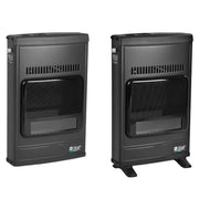 STUFA BLUE-FLAME METANO MODELLO ECO 45 - GRIGIO - 4,1KW  - SIA