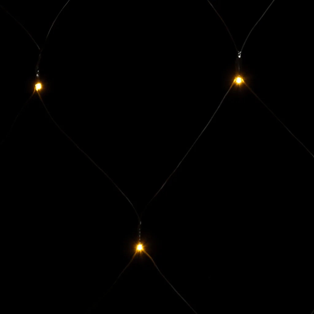 Luci di Natale Rete Bianco Caldo 4x4m 544 LED Interni Esterni CFW1910577
