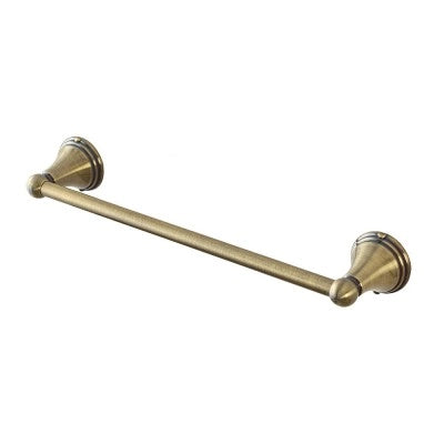 Porta asciugamani da muro 40 cm finitura bronzo kit di fissaggio incluso Iris