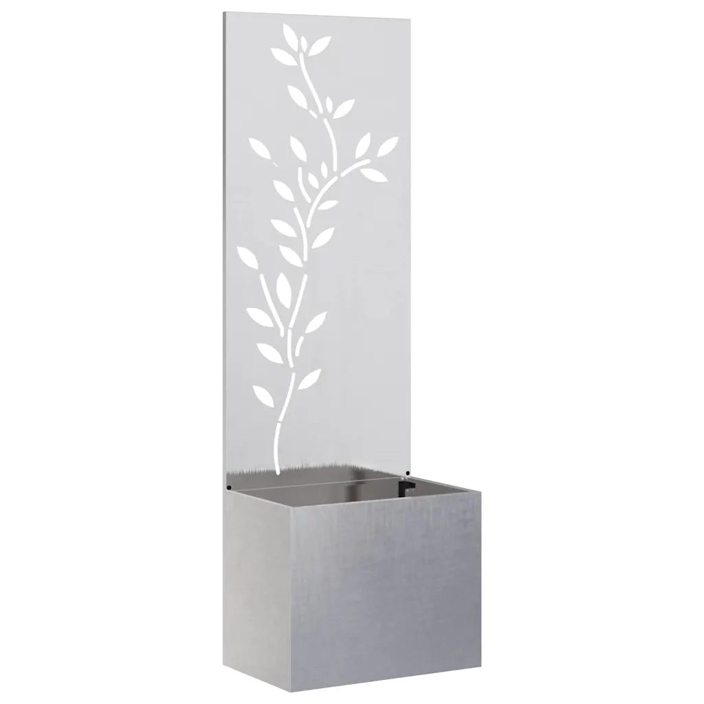 Schermo per privacy in giardino Floreale Argento 50 x 150 cm 876480