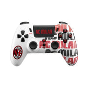 Gamepad qubick cop40001 playstation 4 ac milan white e red