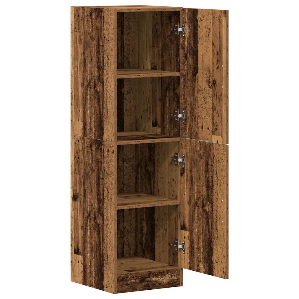 Armadietto Cucina Legno Antico 38x41,5x131,5 cm in Legno 860119