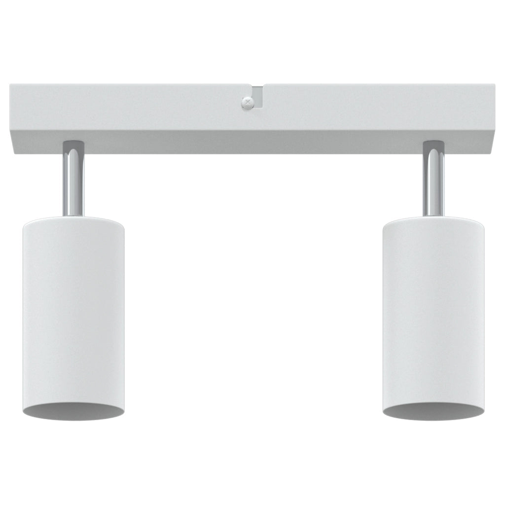 Faretto da soffitto 2 vie regolabile bianco GU10