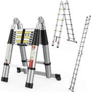 Scala Telescopica 5 Metri - Scala Telescopica Inclinabile - Scala Telescopica Inclinabile a 5 Metri - Scala Telescopica Inclinabile Soft Close