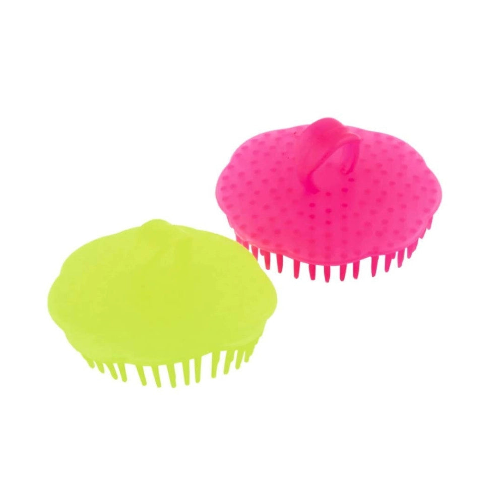 Trade Shop - Spazzola Shampoo Massaggiante In Silicone Morbido Per Capelli Pulizia Cuoio Capelluto -