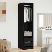 Guardaroba Rovere Nero 50 x 50 x 200 cm Legno multistrato 3329300