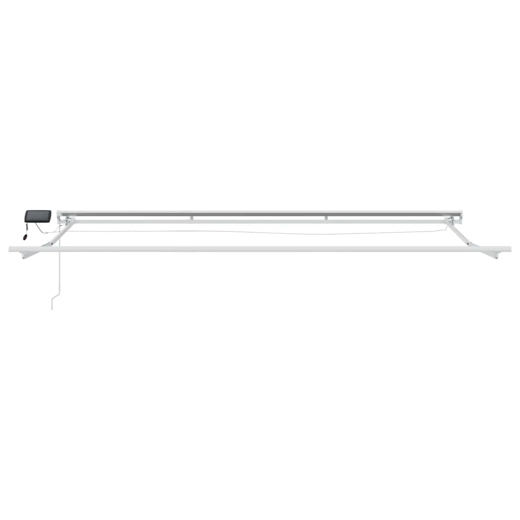 Cornice per Tenda Manuale con LED Blu e Bianco 5 × 3,5 m 3420705