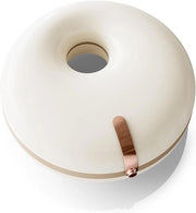 Box ortodontica con apertura di ventilazione - materiale ABS trasparente, impermeabile, portatile box ortodontica, protettore notturno per i denti e supporto metallico per viaggi bianco (i cerchietti non sono inclusi)
