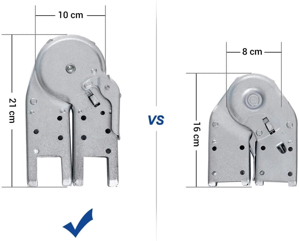 Scala pieghevole e multifunzionale in alluminio a 2 montanti resistente a 150 kg 12_0000473