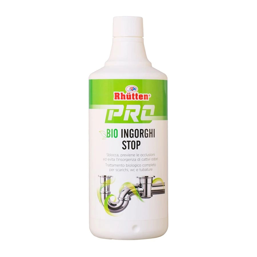 TRATTAMENTO SCARICHI BIOLOGICO RHÜTTEN PRO BIO INGORGHI STOP 1 LITRO