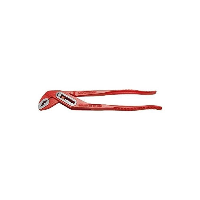 VBW 87966005 Pinza a Pappagallo Regolabile per Tubi e Dadi 175 mm apertura 26 mm 6 fori acciaio temprato colore Rosso