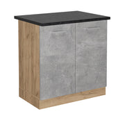 Vicco Mobile lavello cucina Calcestruzzo 80 cm , PL Antracite