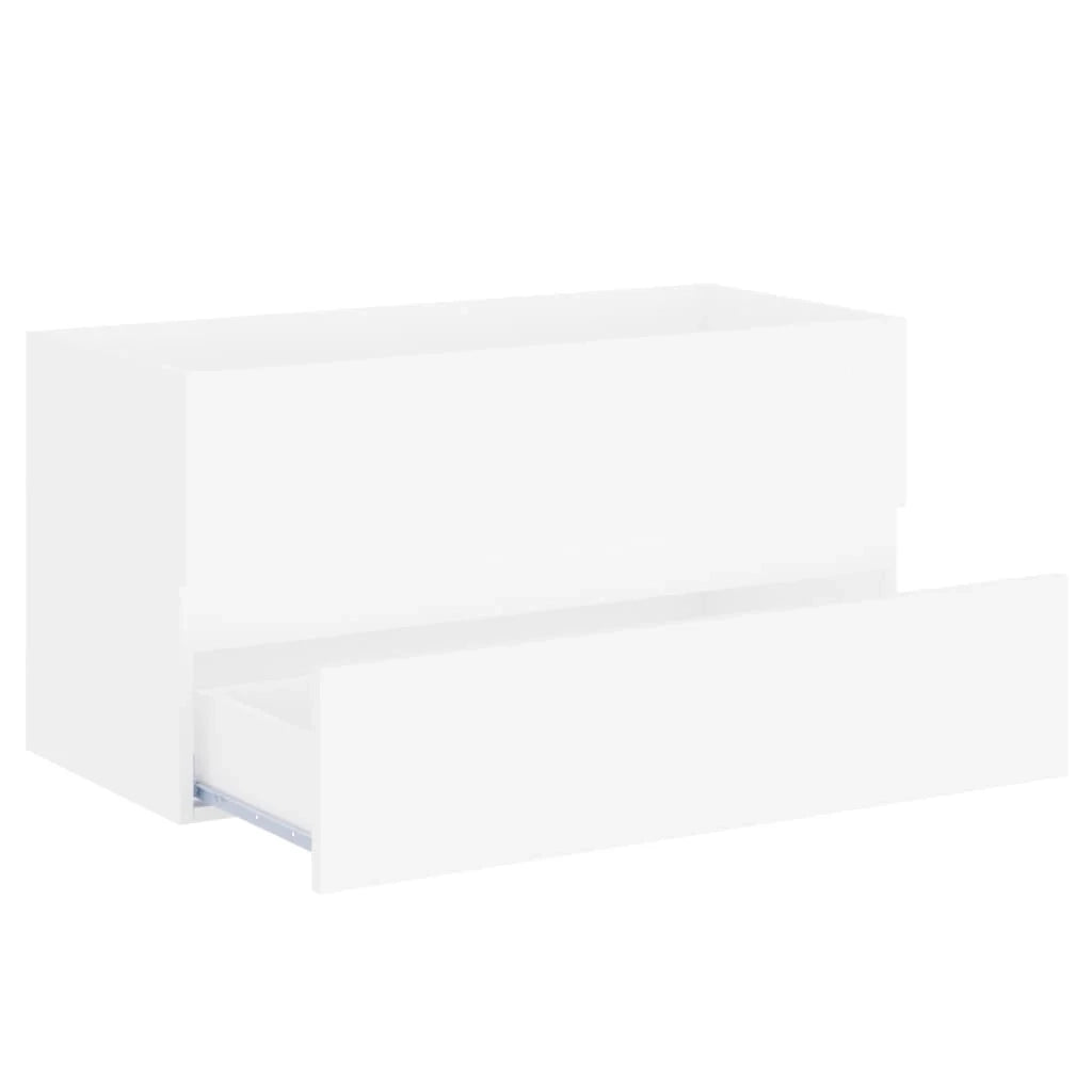 Mobile lavabo con lavabo integrato 90 x 38,5 x 45 cm truciolare bianco 02_0006420
