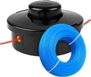 Capocorda universale per tronchespiaze M10 x 1.25 LHF con capocorda benzina sostituzione con filo tronchespiaza 1.6mm x 30m in acciaio inox circolare
