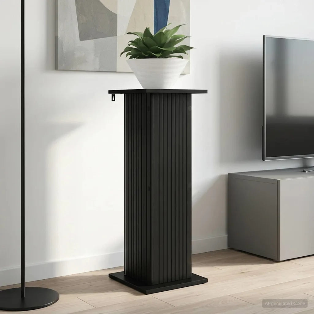 Supporto per piante 2 pz Nero 30,5 x 30 x 80,5 cm 899765