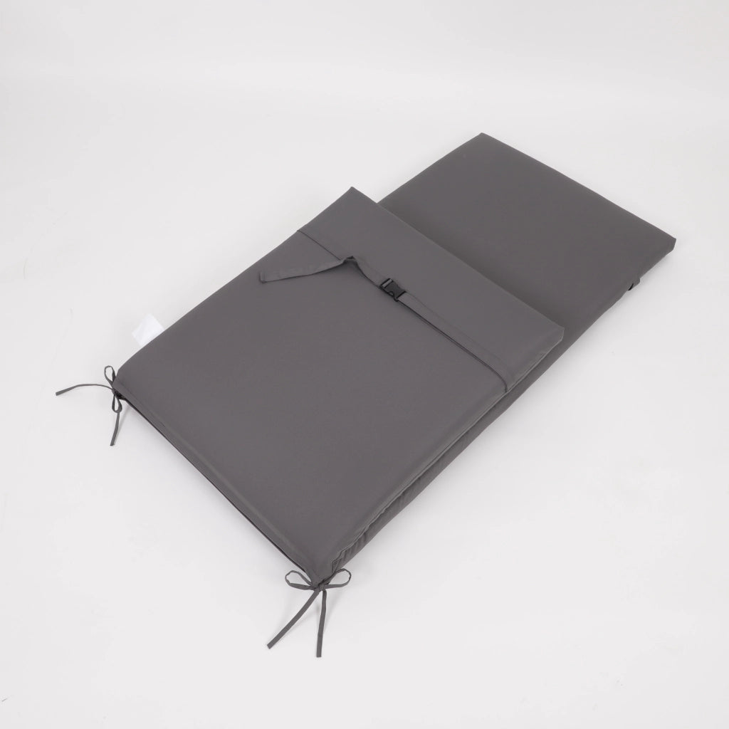 Set 2 Cuscini per Sedie a Sdraio da Giardino ¨C Xylo ¨C Grigio
