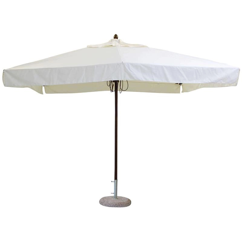 OMBRELLONE VENERE DE LUXE 3 X 3 MT IN COLORE BIANCO OKX