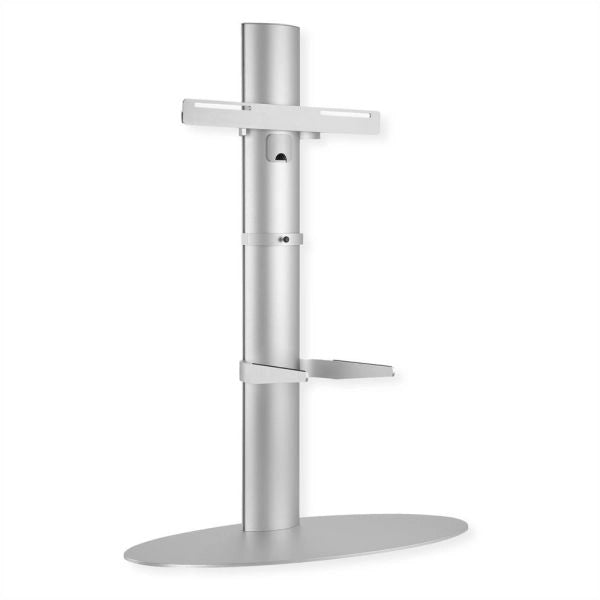 Staffa  pavimento per tv fino a 55 silver alluminio 400x400 40kg - 17.03.1262-1