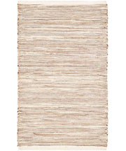Tappeto NATURAL BEIGE cm.55x180 tinta unita effetto naturale 100% cotone, tappetino bagno stuoia cucina multiuso lavabile in lavatrice