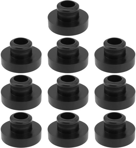 Tubo di Accumulatore per Motore 10x Gomma Nitrile - Set di Tappi di Accoppiamento - Diametro Interno 0,95 cm - Diametro Esterno 2,7 cm - Sostituzione Codici OEM 104047, 735-0149, 935-0149 - Compatibile con Motoseggio e Generatore - Tappo di Accoppiamento