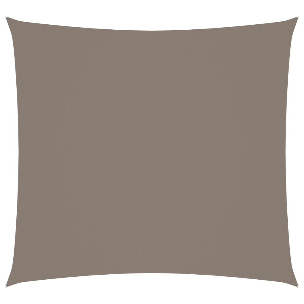 Vela ombreggiante/ombrellone quadrato 6 x 6 m in tessuto Oxford color tortora 02_0009533