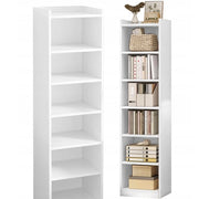 Libreria Alta Bianca 40x30x180 cm Ideale per Ogni Ambiente