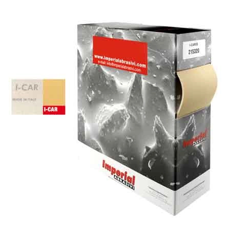 CARTA ABRASIVA CON SPUGNA 'I-CAR' Grana 220 - mm 115x25 mt - IMPERIAL ABRASIVI