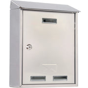 CASSETTA POSTALE C/TETTO 3100X INOX 25X10X30 CM- 1,0 pz