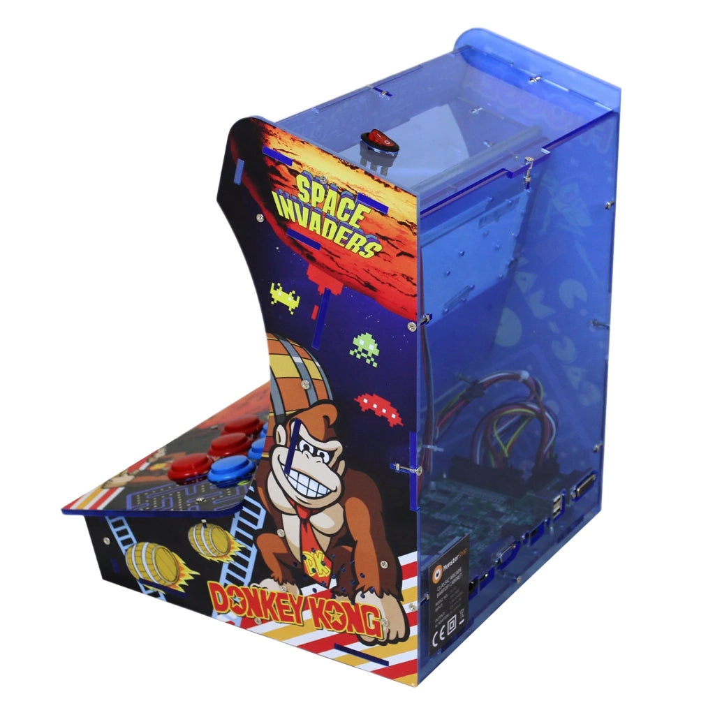 Mini Macchina Arcade con 1299 Giochi Anni 80-90 Vintage da Bar o da Tavolo