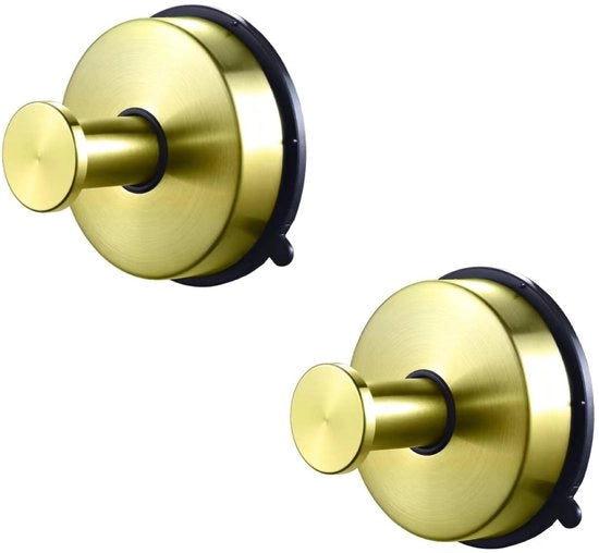 Set di 2 Zugnappi in Acciaio Inossidabile - Impermeabili - Idonei per Bagno/Cucina - Peso Massimo 15 libbre - Zugnappi in Acciaio Inossidabile