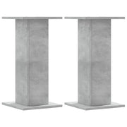 Supporti Altoparlanti 2 pz Grigio 30x30x40 cm Legno Multistrato CFW4031339