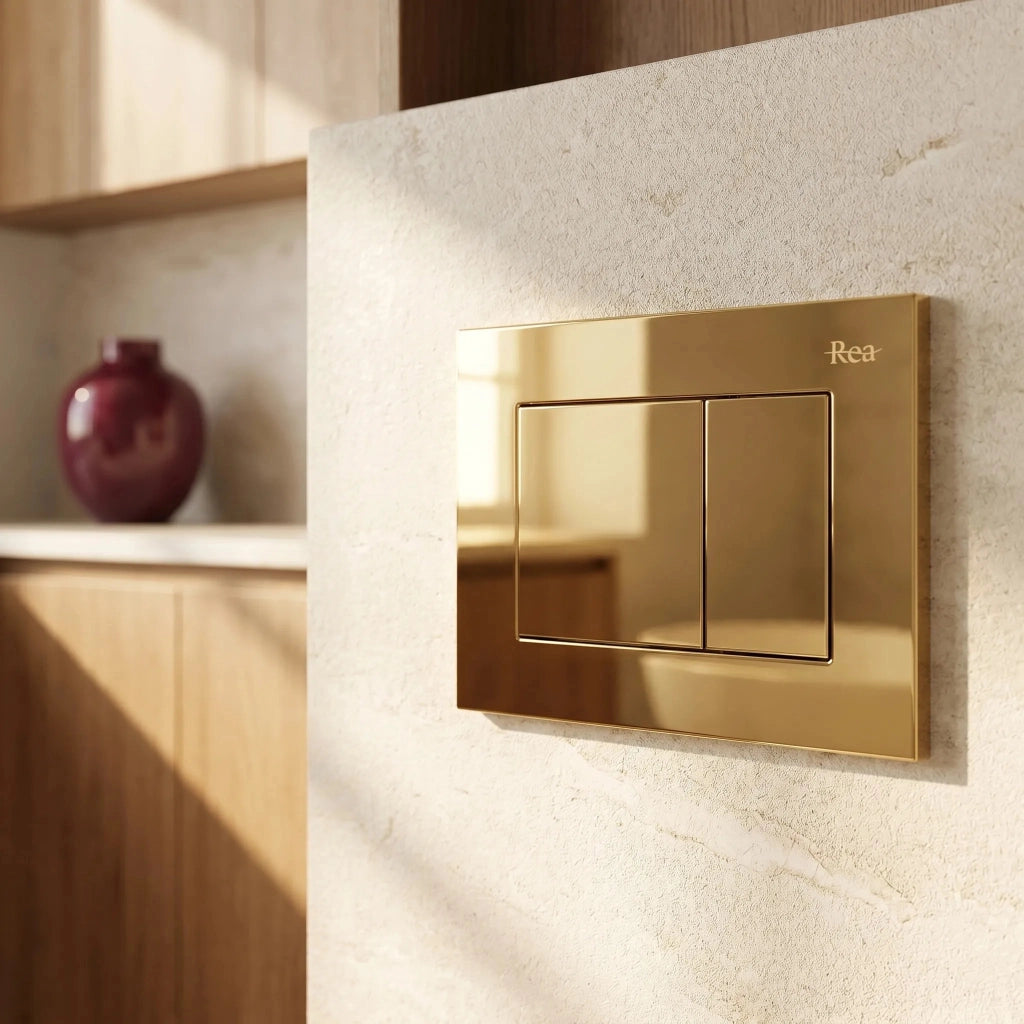 Pulsante Per Supporto Set Da Incasso Wc Rea J K011a-q E Slim 024n Gold