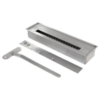 Camino a Bioetanolo da Pavimento 110x37x102 cm Cambridge Bianco