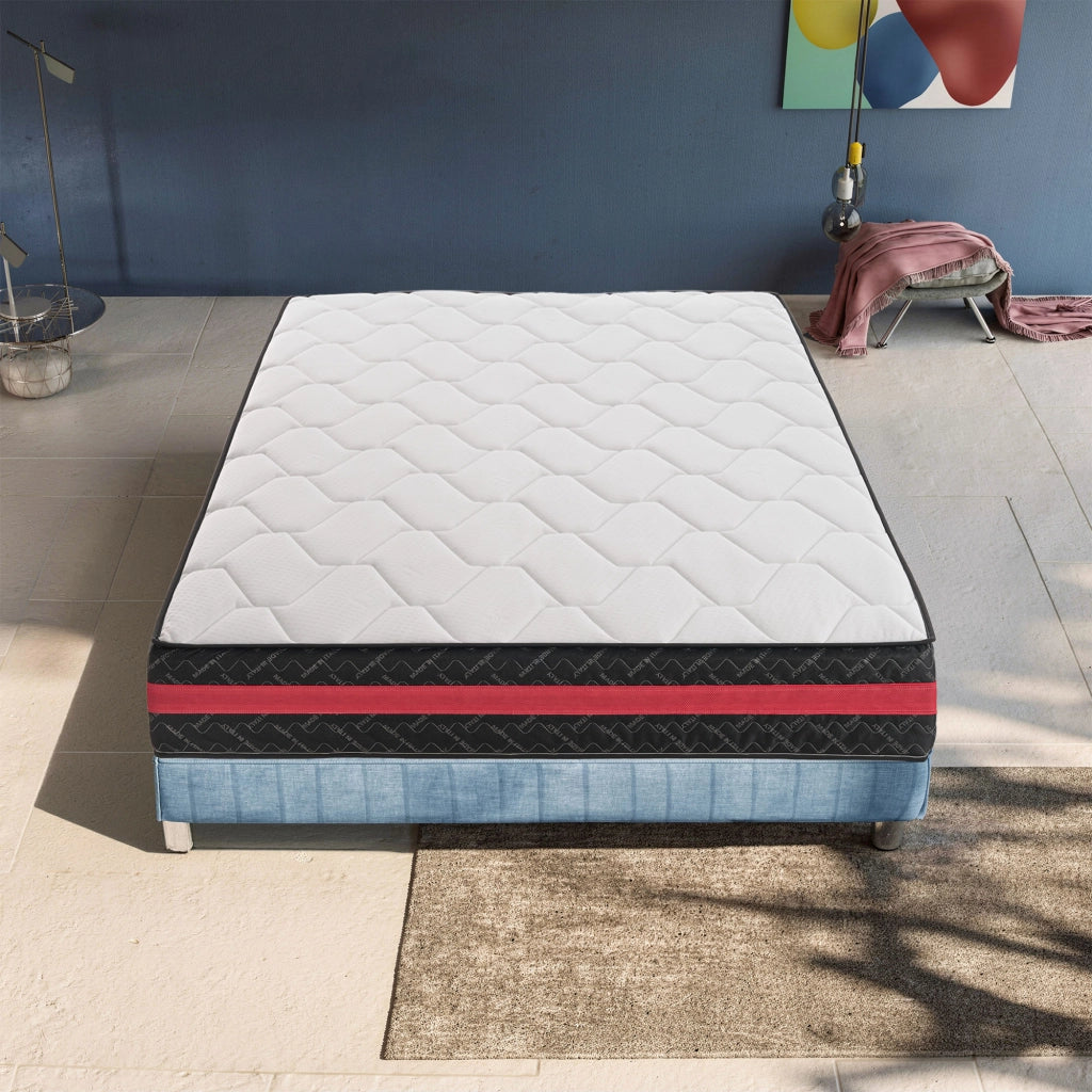 Materasso Piazza e Mezza 120x200 GRAFENE in Memory Foam - Altezza 28 cm - Memory Thermico - A zone di portanza differenziata
