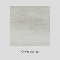 Mobile Lavatoio in Ceramica 2 Ante e Strofinatoio Integrato 60x60x86A cm Olmo Bianco
