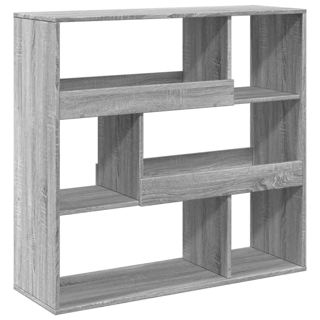 vidaXL Libreria Grigio Sonoma 100x33x94,5 cm in Truciolato